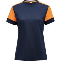 T-shirt Dam Prime T Marinblå/neonorange Printer PRIME