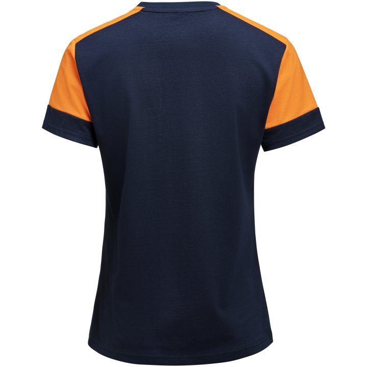 T-shirt Dam Prime T Marinblå/neonorange Printer PRIME XS – bild 2