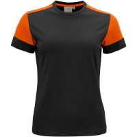 T-shirt Dam Prime T Svart/orange Printer PRIME