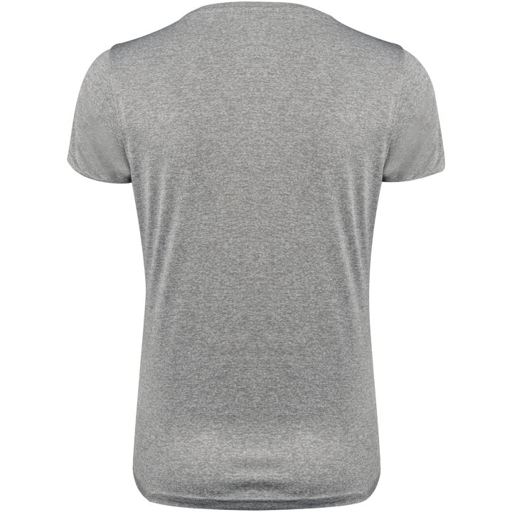 T-shirt Dam Run Gråmelerad Printer RED XS – bild 2