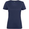 T-shirt Dam Run Marinblå Printer RED XS – miniatyr 1