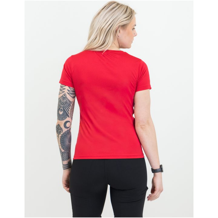 T-shirt Dam Run Röd Printer RED XS – bild 3