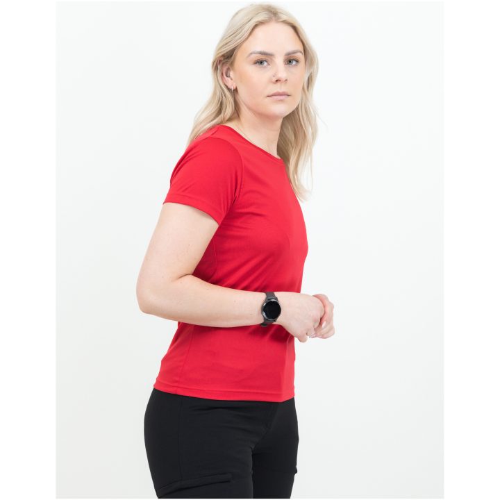 T-shirt Dam Run Röd Printer RED XS – bild 4
