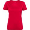 T-shirt Dam Run Röd Printer RED XS – miniatyr 5