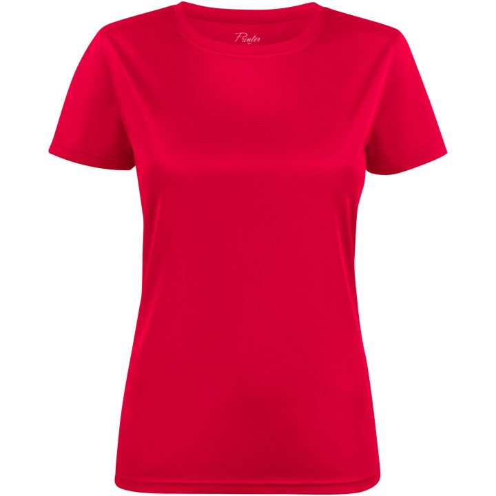 T-shirt Dam Run Röd Printer RED XS – bild 5