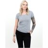 T-shirt Dam Twoville Gråmelerad James Harvest – miniatyr 1