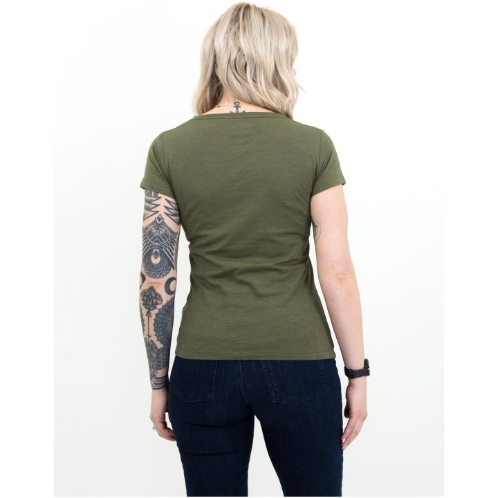 T-shirt Dam Whailford Mossgrön James Harvest – bild 3