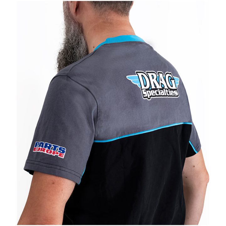 T-shirt Ds Workwear Svart/Grå/Ljusblå PARTS EUROPE T-shirt – bild 2