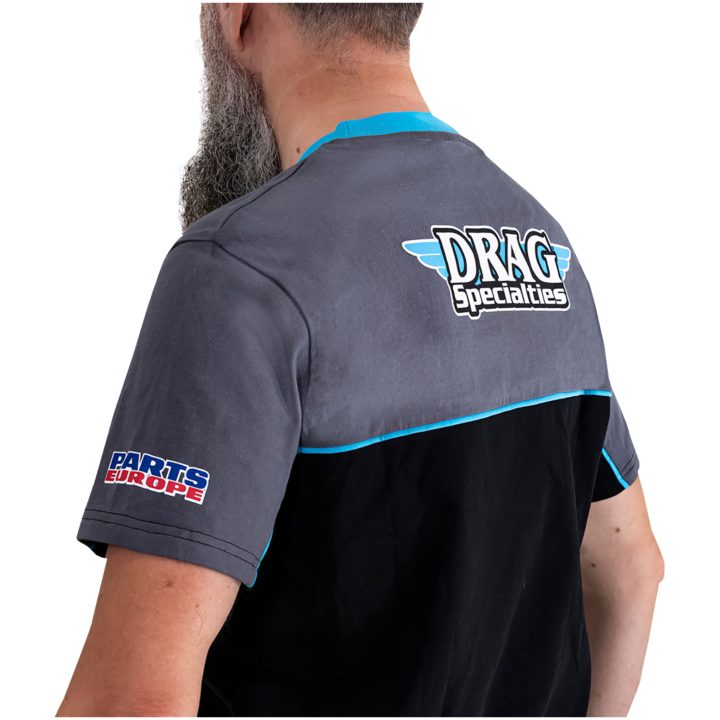 T-shirt Ds Workwear Svart/Grå/Ljusblå PARTS EUROPE T-shirt – bild 4