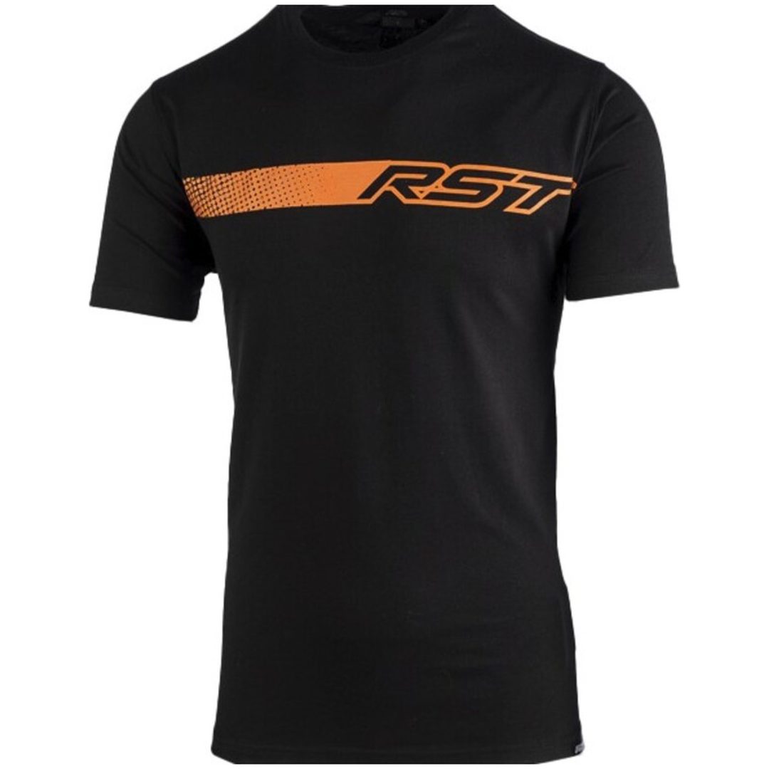 T-Shirt Fade Svart/orange RST XS