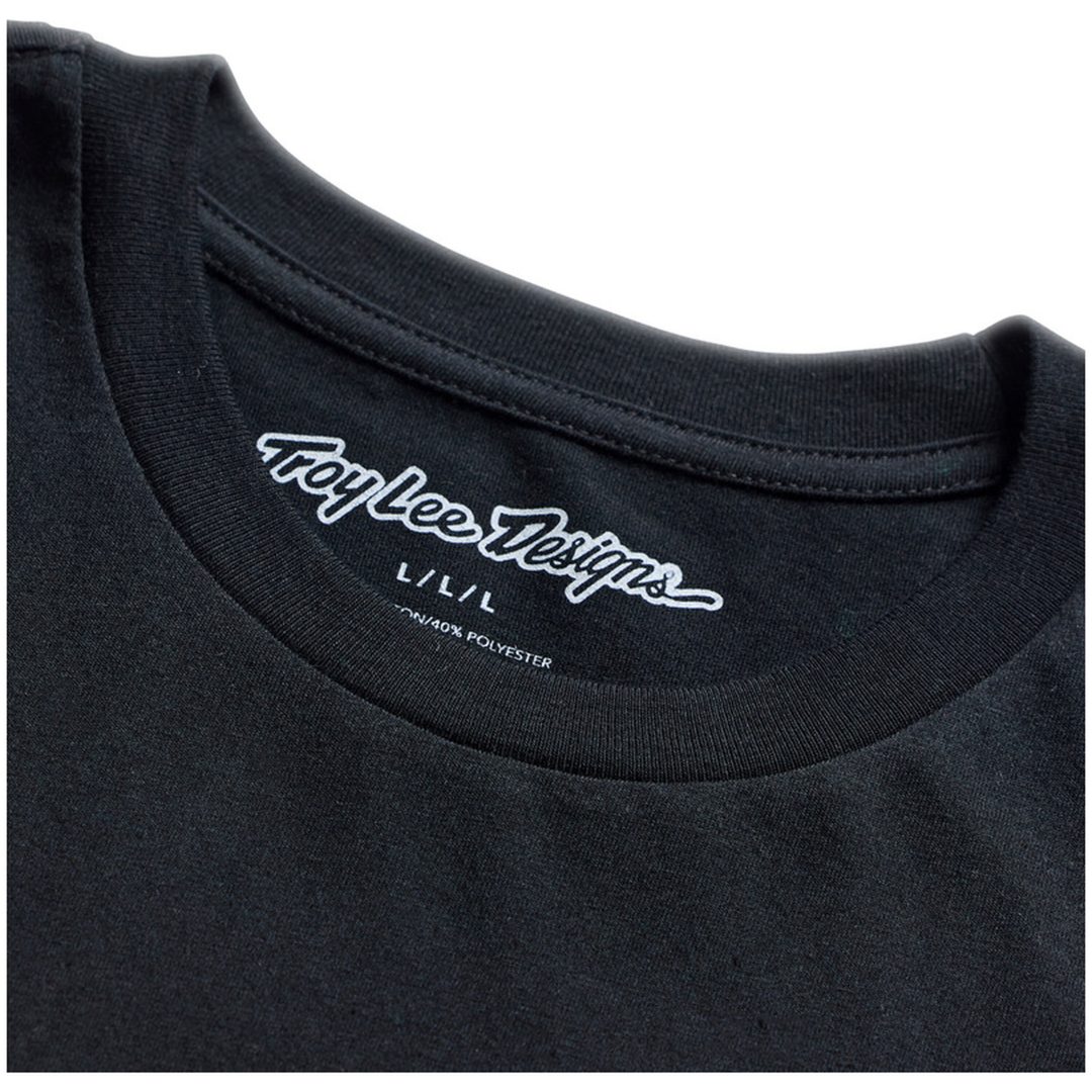 T-shirt Feather Svart TROY LEE DESIGNS XXL – bild 4