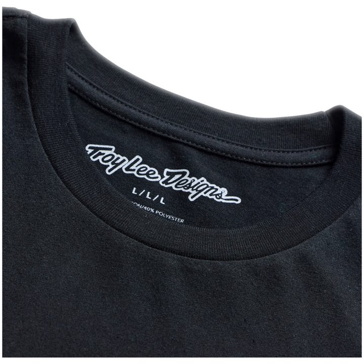 T-shirt Feather Svart TROY LEE DESIGNS XXL – bild 4