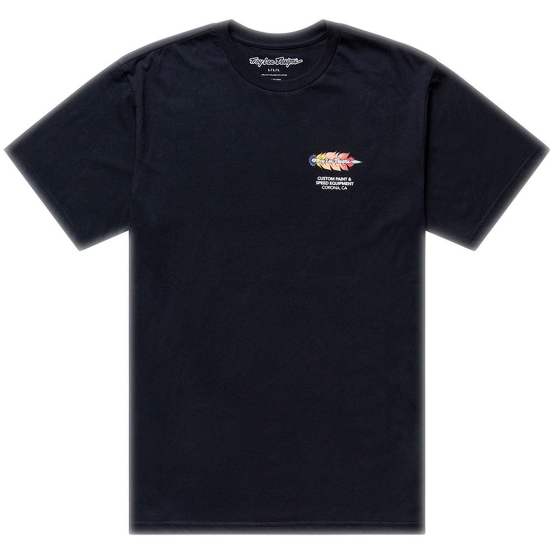 T-shirt Feather Svart TROY LEE DESIGNS XXL