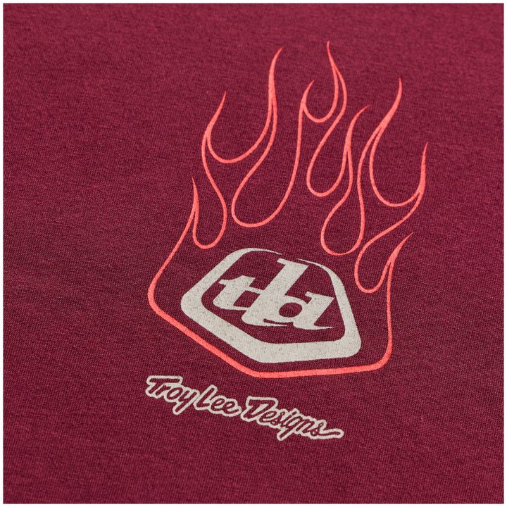 T-shirt Flame2 Röd TROY LEE DESIGNS M – bild 3