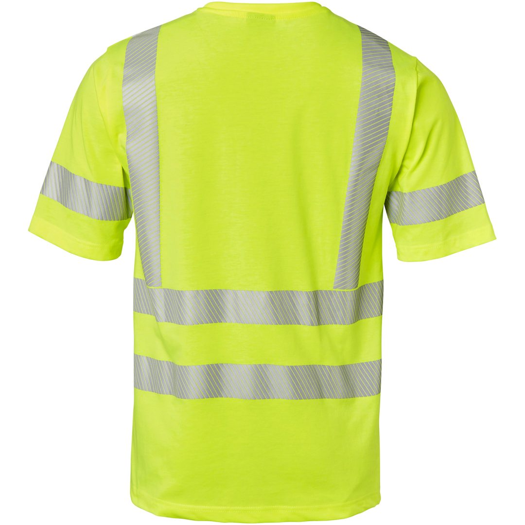 T-shirt Fluorescerande Gul Top Swede XS – bild 3