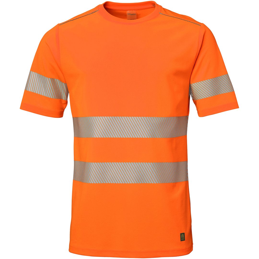 T-shirt Fluorescerande Orange Top Swede XS