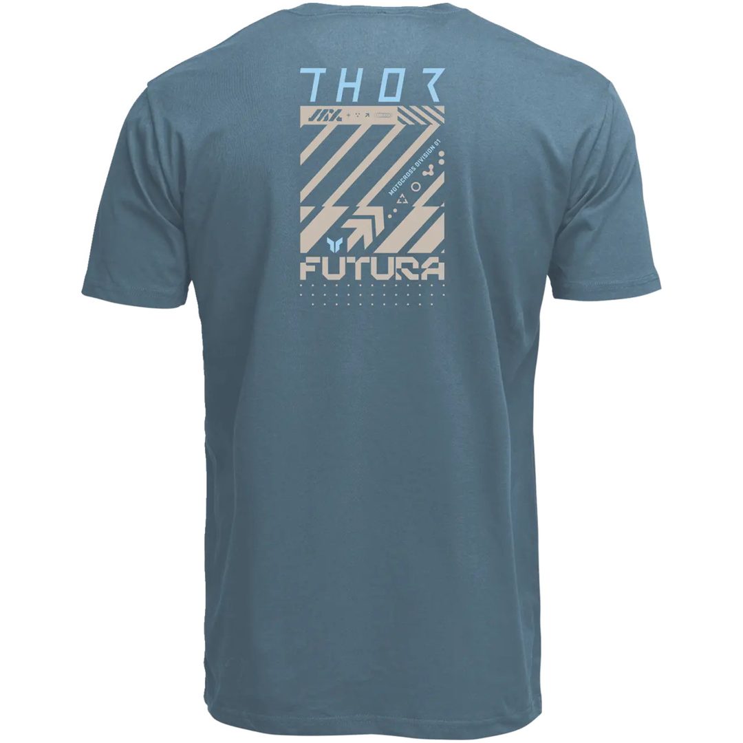 T-Shirt Futura Petrolblå THOR 2XL – bild 2