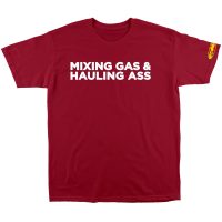 T-Shirt Gass Röd Vit FMF