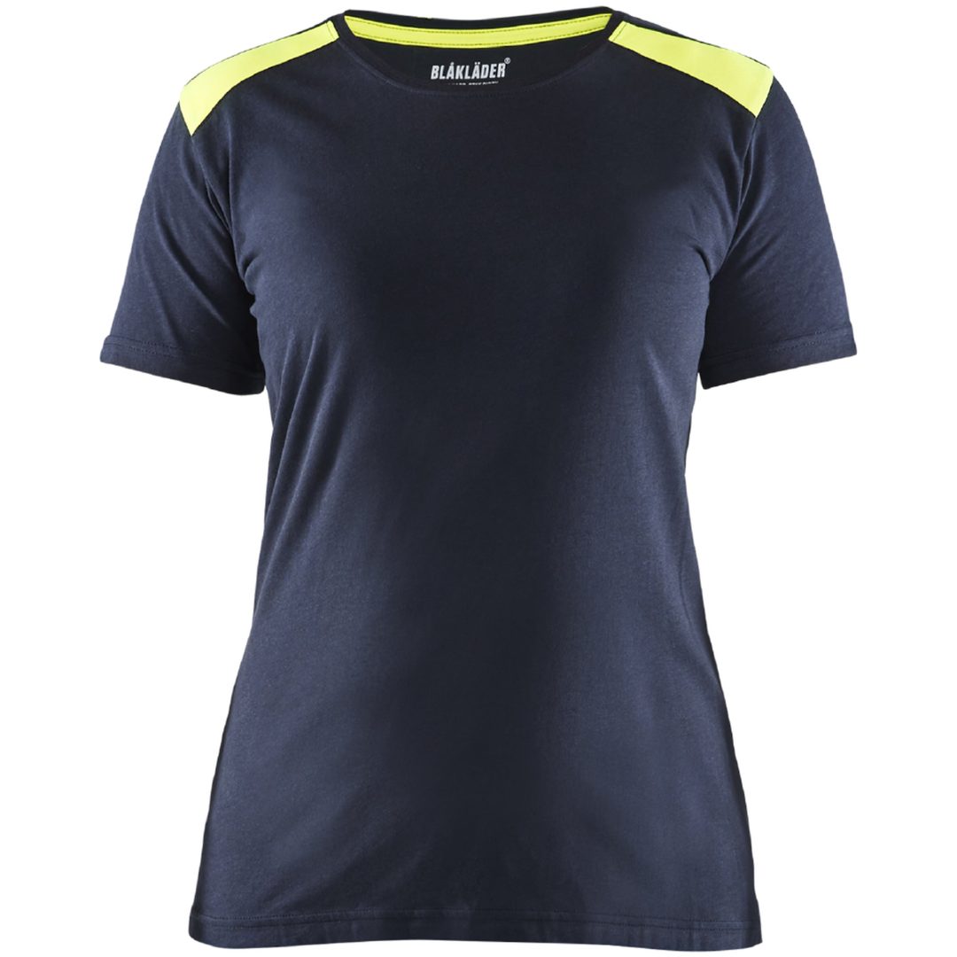 T-shirt Gul/marin 34791042 Blåkläder XS