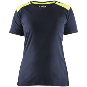 T-shirt Gul/marin 34791042 Blåkläder