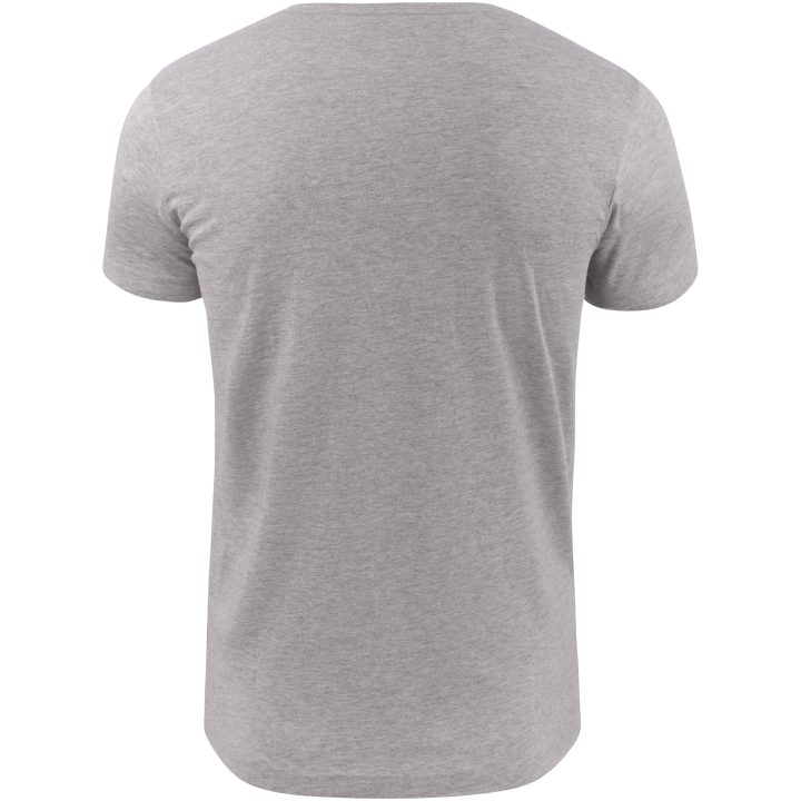 T-shirt Heavy V-neck Gråmelerad Printer Essentials s – bild 2