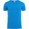 T-shirt Heavy V-neck Havsblå Printer Essentials s – miniatyr 1