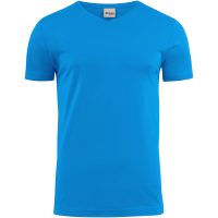 T-shirt Heavy V-neck Havsblå Printer Essentials