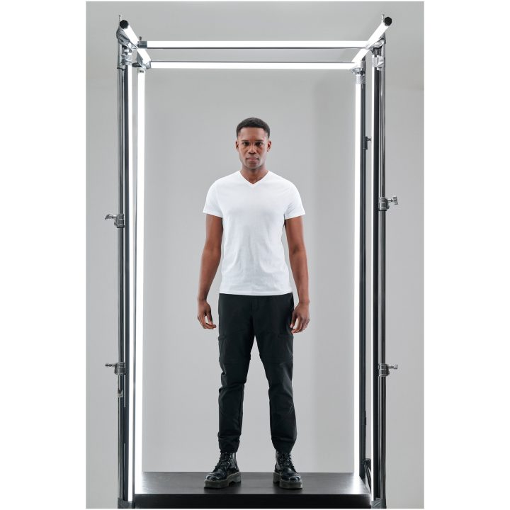 T-shirt Heavy V-neck Marinblå Printer Essentials s – bild 10