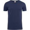 T-shirt Heavy V-neck Marinblå Printer Essentials s – miniatyr 1