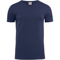 T-shirt Heavy V-neck Marinblå Printer Essentials