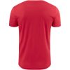 T-shirt Heavy V-neck Röd Printer Essentials s – miniatyr 2