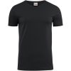 T-shirt Heavy V-neck Svart Printer Essentials s – miniatyr 1