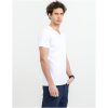 T-shirt Heavy V-neck Vit Printer Essentials s – miniatyr 3