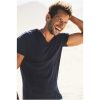 T-shirt Heavy V-neck Vit Printer Essentials s – miniatyr 10