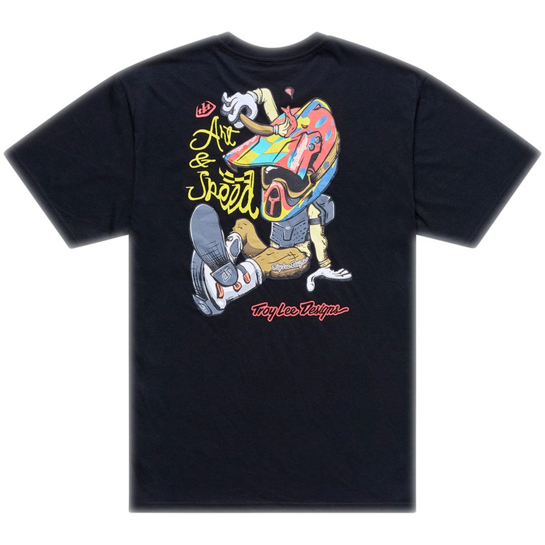 T-shirt Heritage Svart TROY LEE DESIGNS XXL – bild 2
