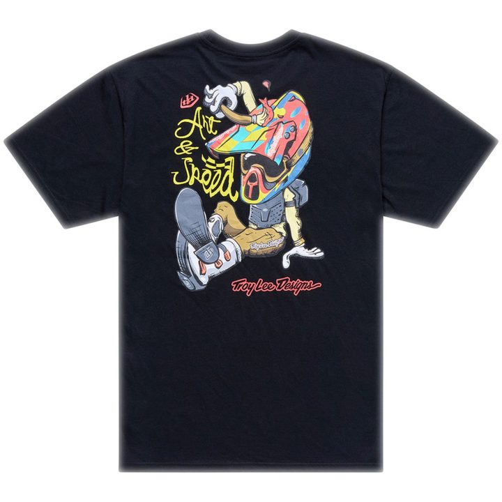 T-shirt Heritage Svart TROY LEE DESIGNS XXL – bild 2