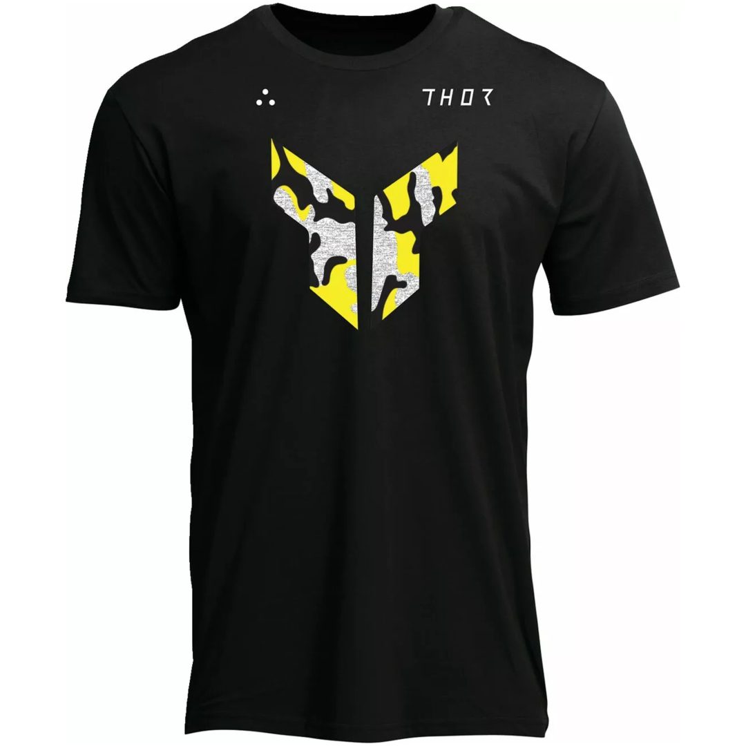 T-shirt Iconic Svart/vit/gul THOR Small