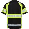 T-shirt kortärm Svart/Fluorescerande Gul Top Swede XS – miniatyr 3