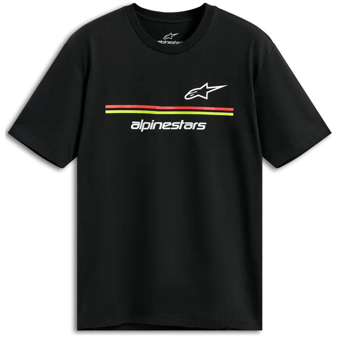 T-Shirt Lanes CSF Svart ALPINESTARS (CASUALS) Small