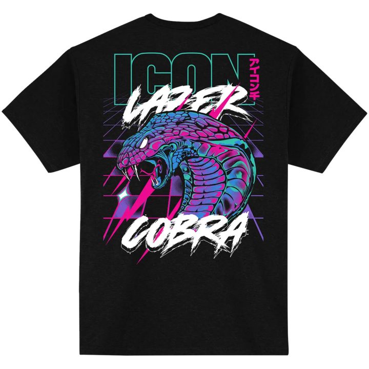 T-Shirt Lazer Cobra Svart ICON – bild 2
