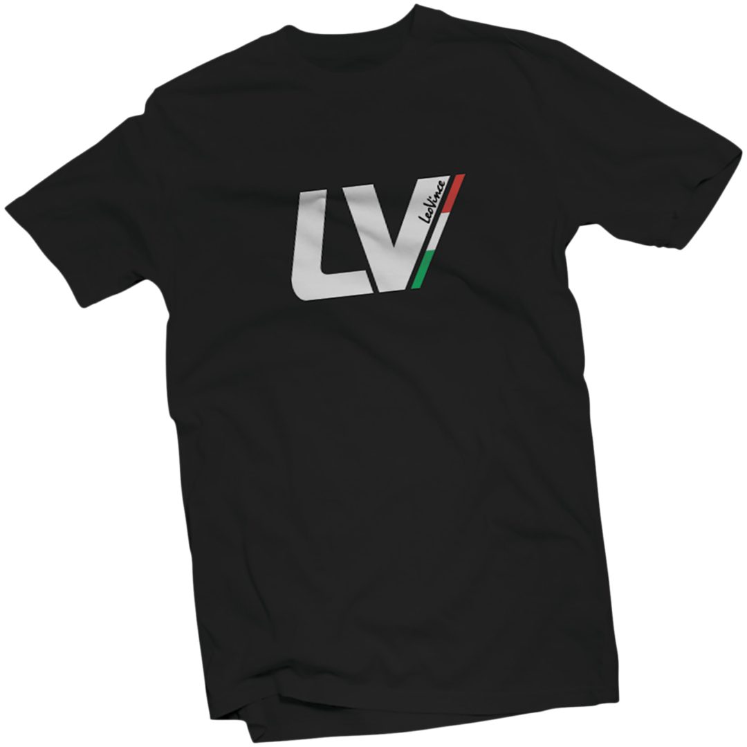 T-shirt Leovince Svart/Vit LEOVINCE T-shirt