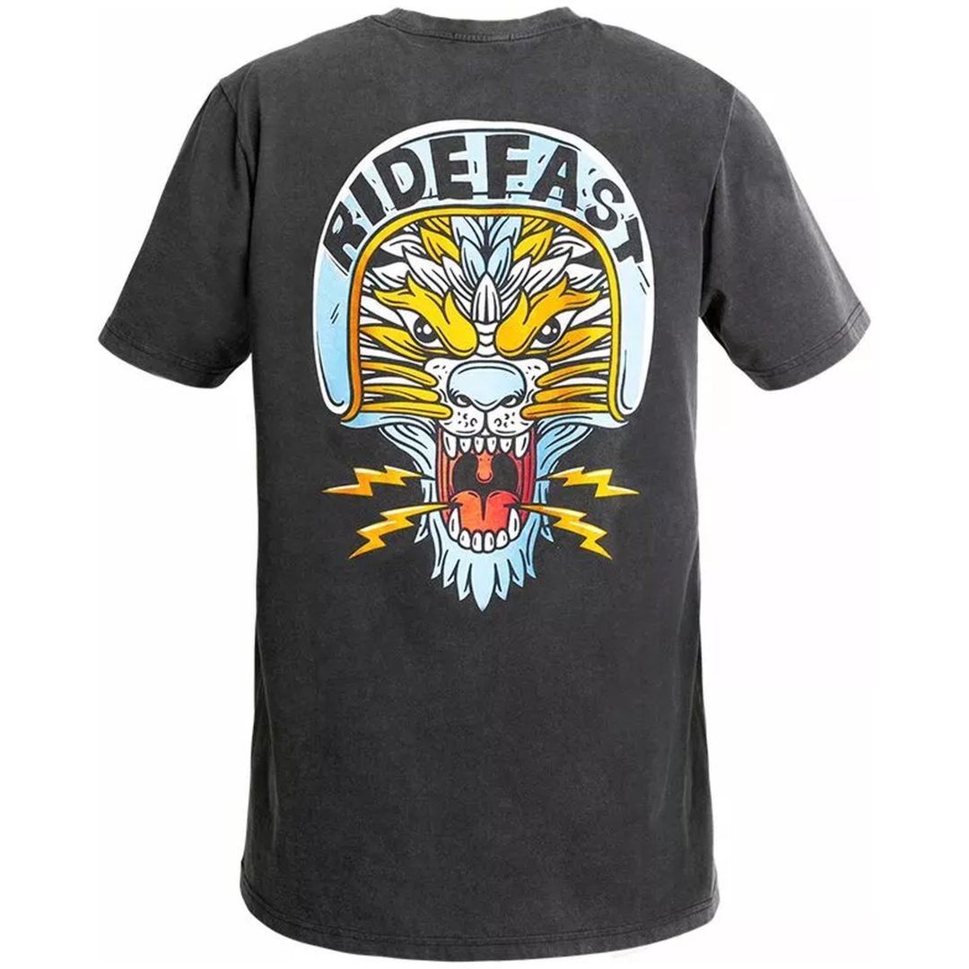 T-Shirt Lion Svart JOHN DOE Small – bild 2