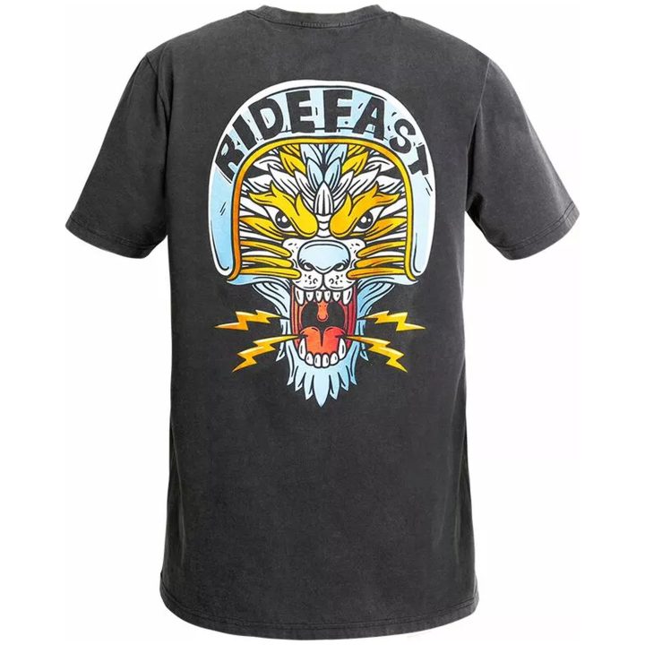 T-Shirt Lion Svart JOHN DOE Small – bild 2