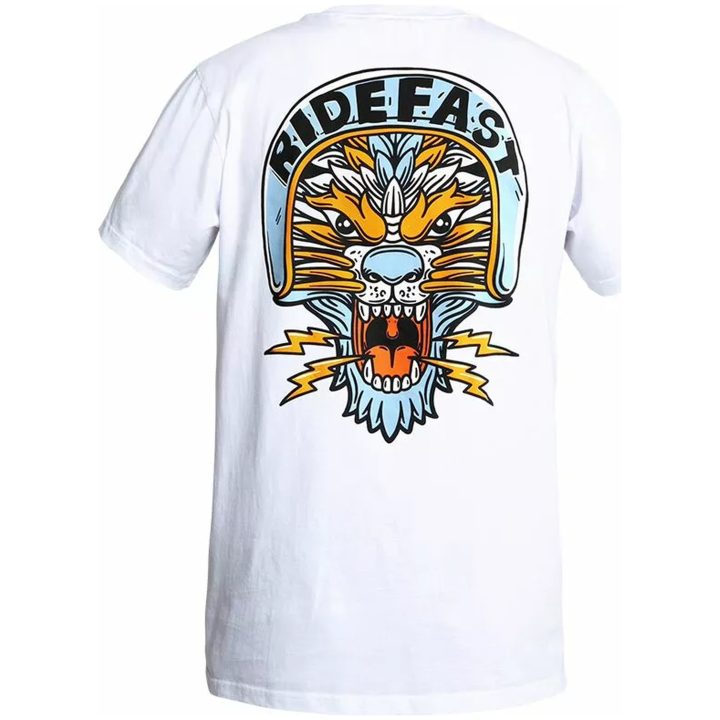 T-shirt Lion Vit JOHN DOE Small – bild 2