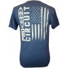 T-shirt Logo Flag Gråmelerad/Marinblå/Ljusbrun/Blå PRO CIRCUIT T-shirt – miniatyr 2