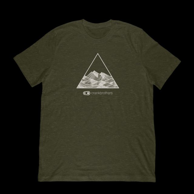 T-shirt Outline Tee Mörk Olivgrön CRANKBROTHERS