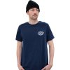 T-Shirt Marinblå S&S Cycle Small – miniatyr 1