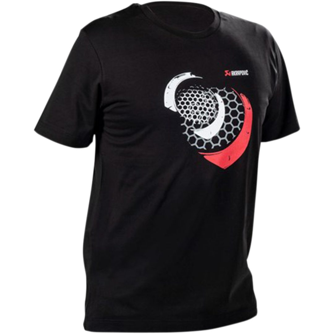 T-shirt Mesh Svart/Grå/Röd/Vit AKRAPOVIC Small
