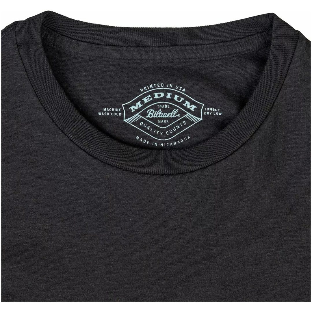 T-shirt Old Junk Pocket Svart BILTWELL – bild 3