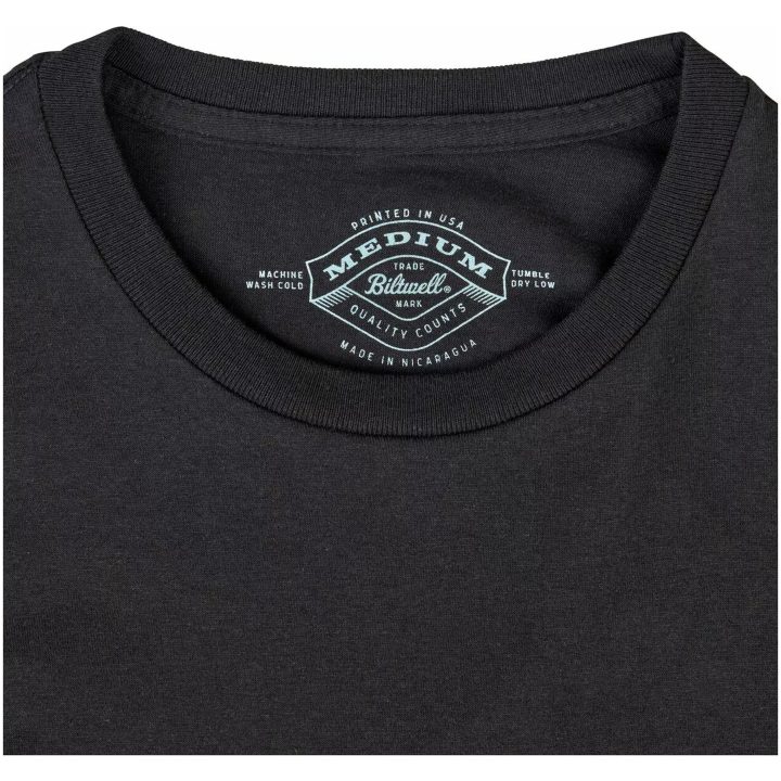 T-shirt Old Junk Pocket Svart BILTWELL – bild 3